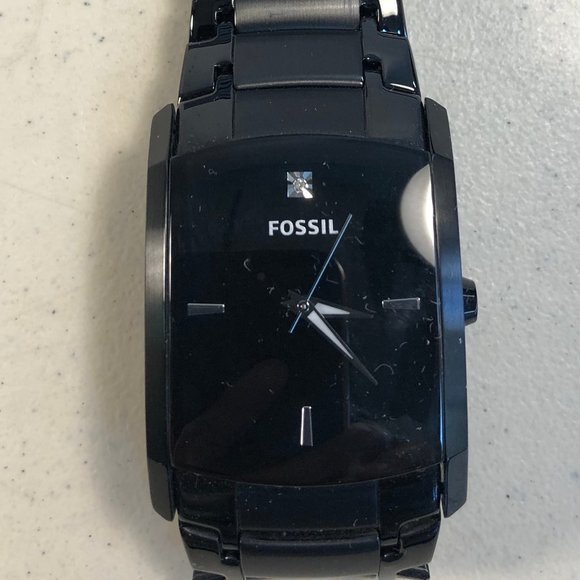 Fossil Mens Dress Watch Zane Wdiamond 
